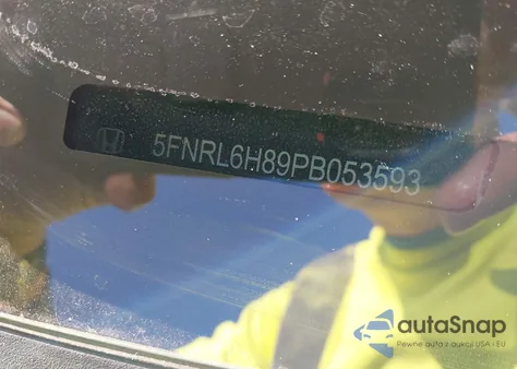 2023 Honda Odyssey Touring from USA, damaged, VIN 5FNRL6H89PB053593